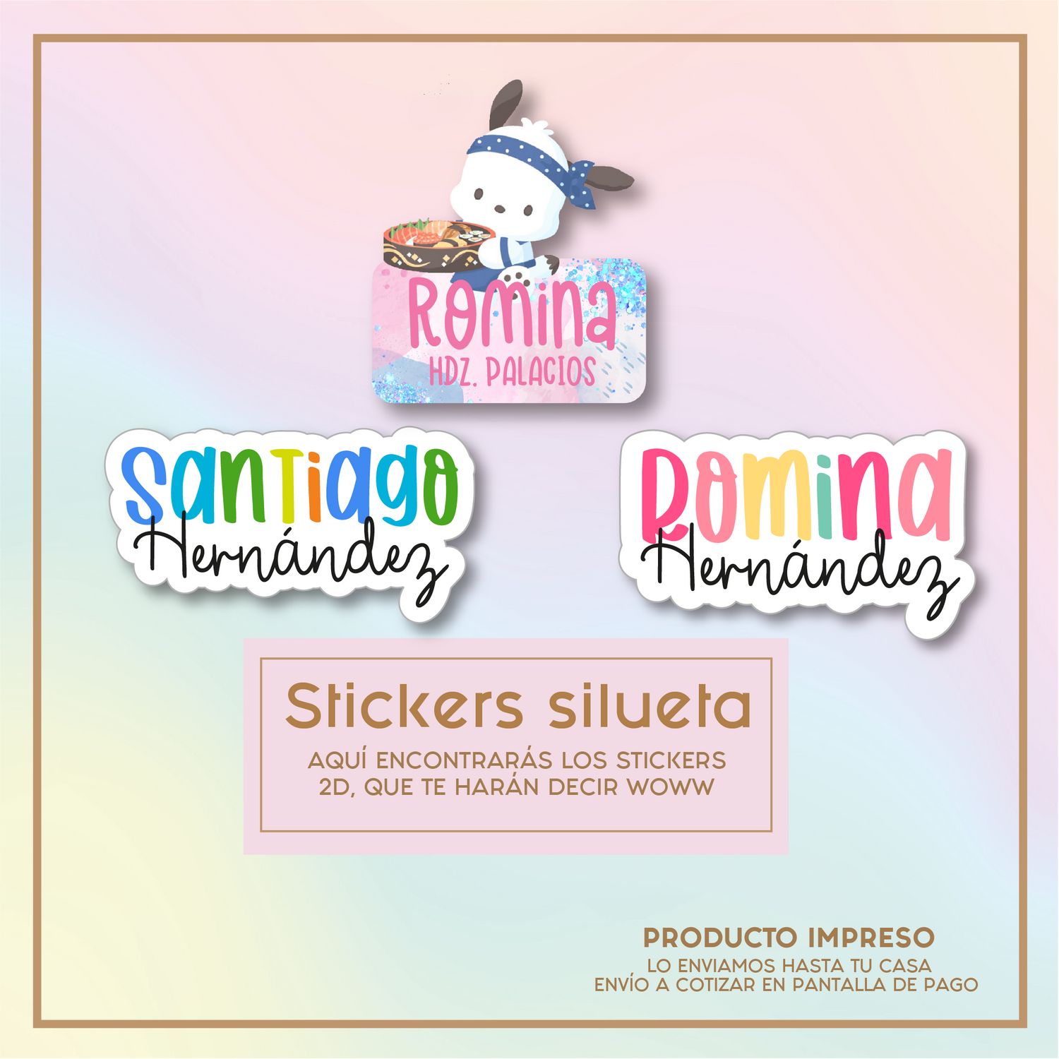 Sticker silueta