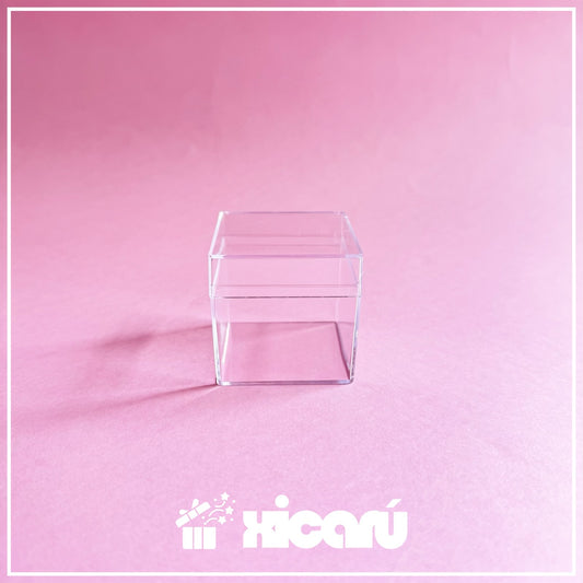 Cubo de plástico 5cm, 12 pzas