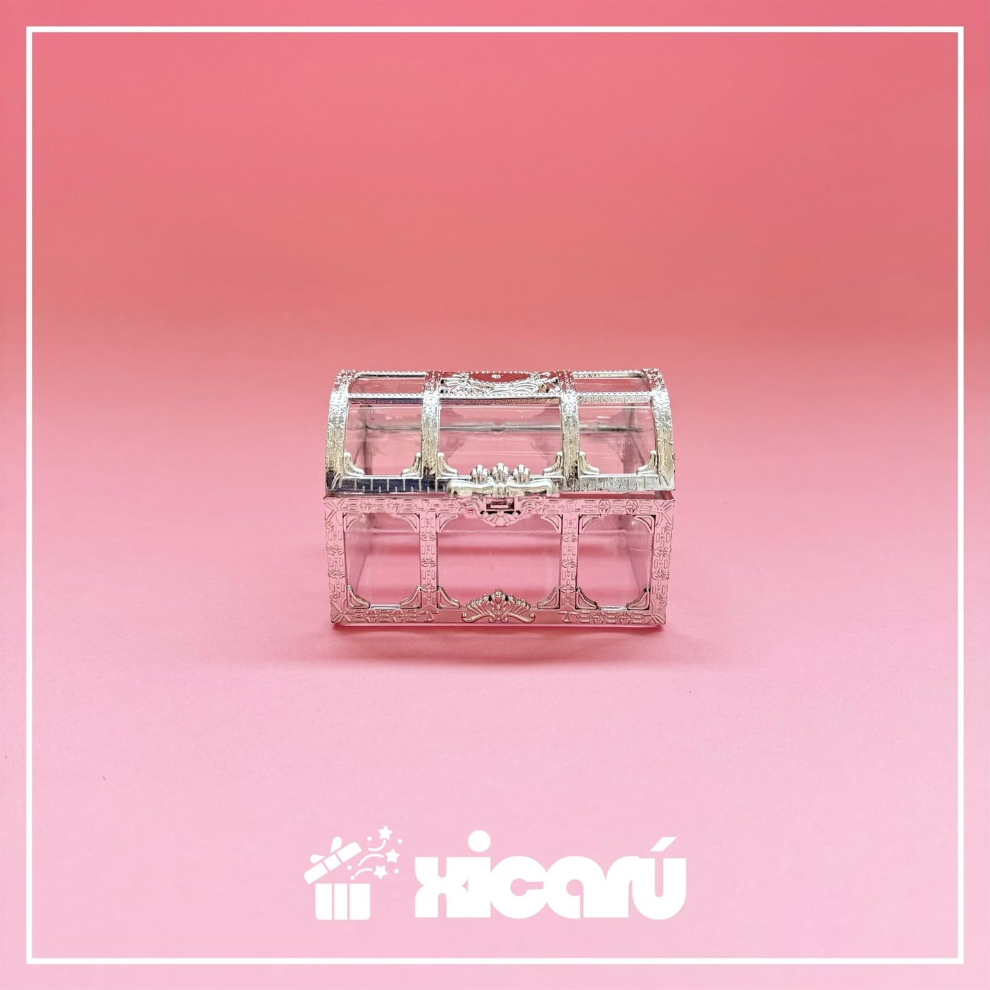 Cofre plata, 6 piezas.