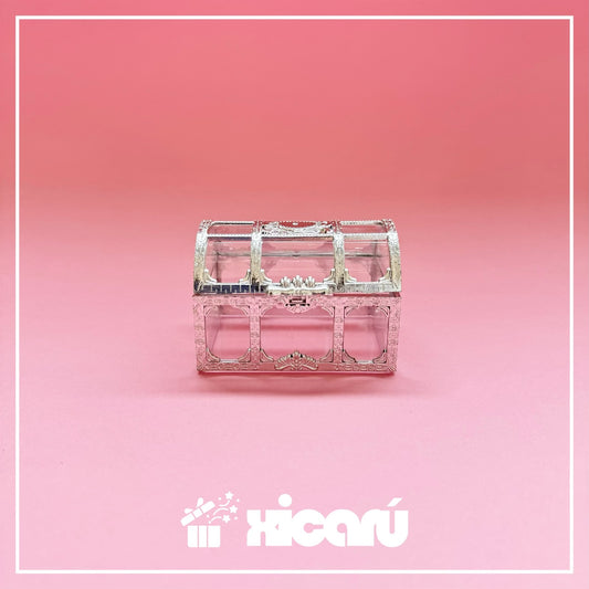 Cofre plata, 6 piezas.