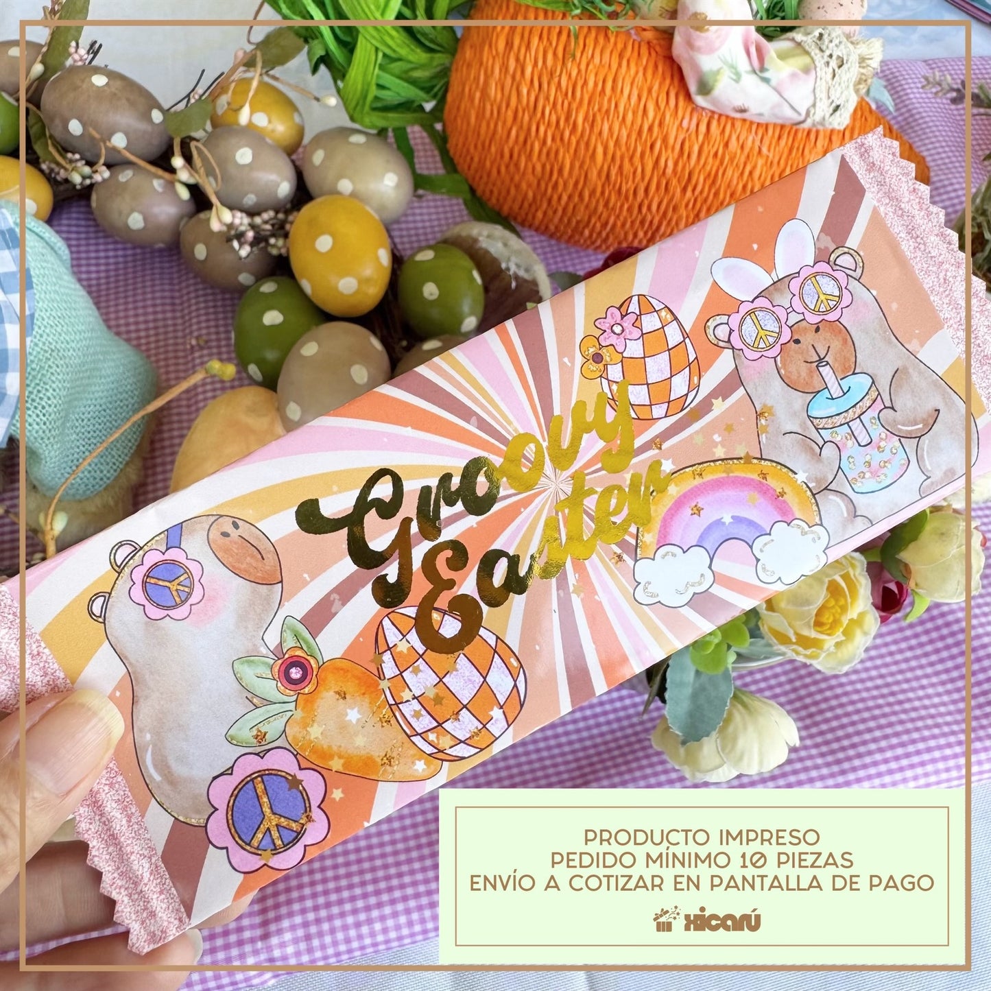 Kit de Forro para chocolate Easter collection