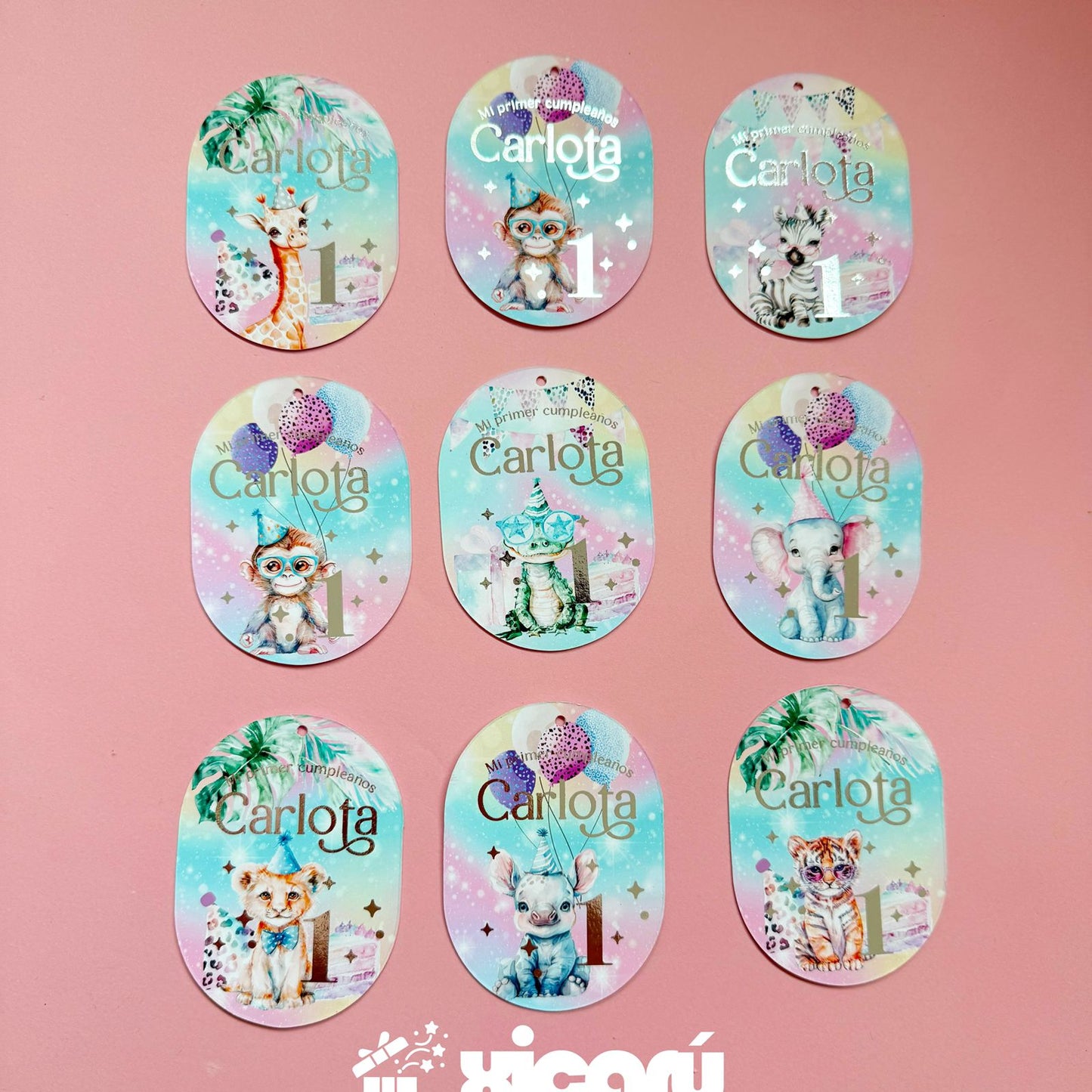 Gift Tag Jungle Party