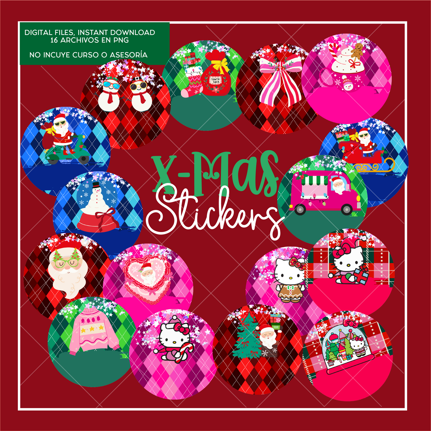 Bundle: Stickers Navidad 2025