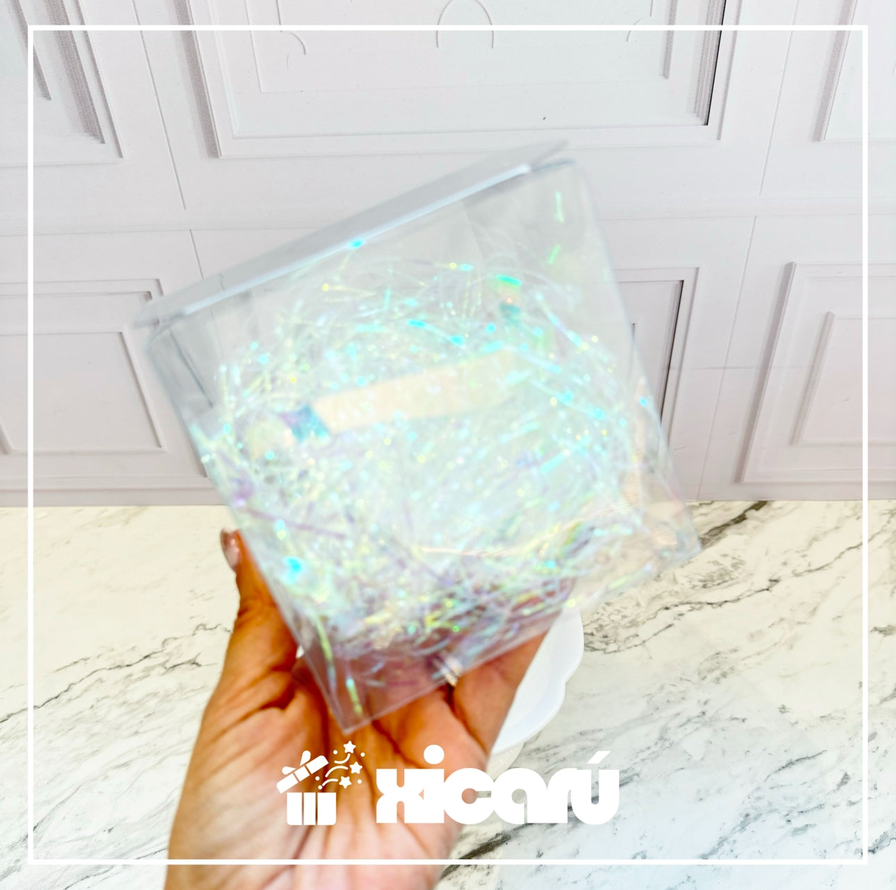 Cubo 10x10cm - acetato PVC