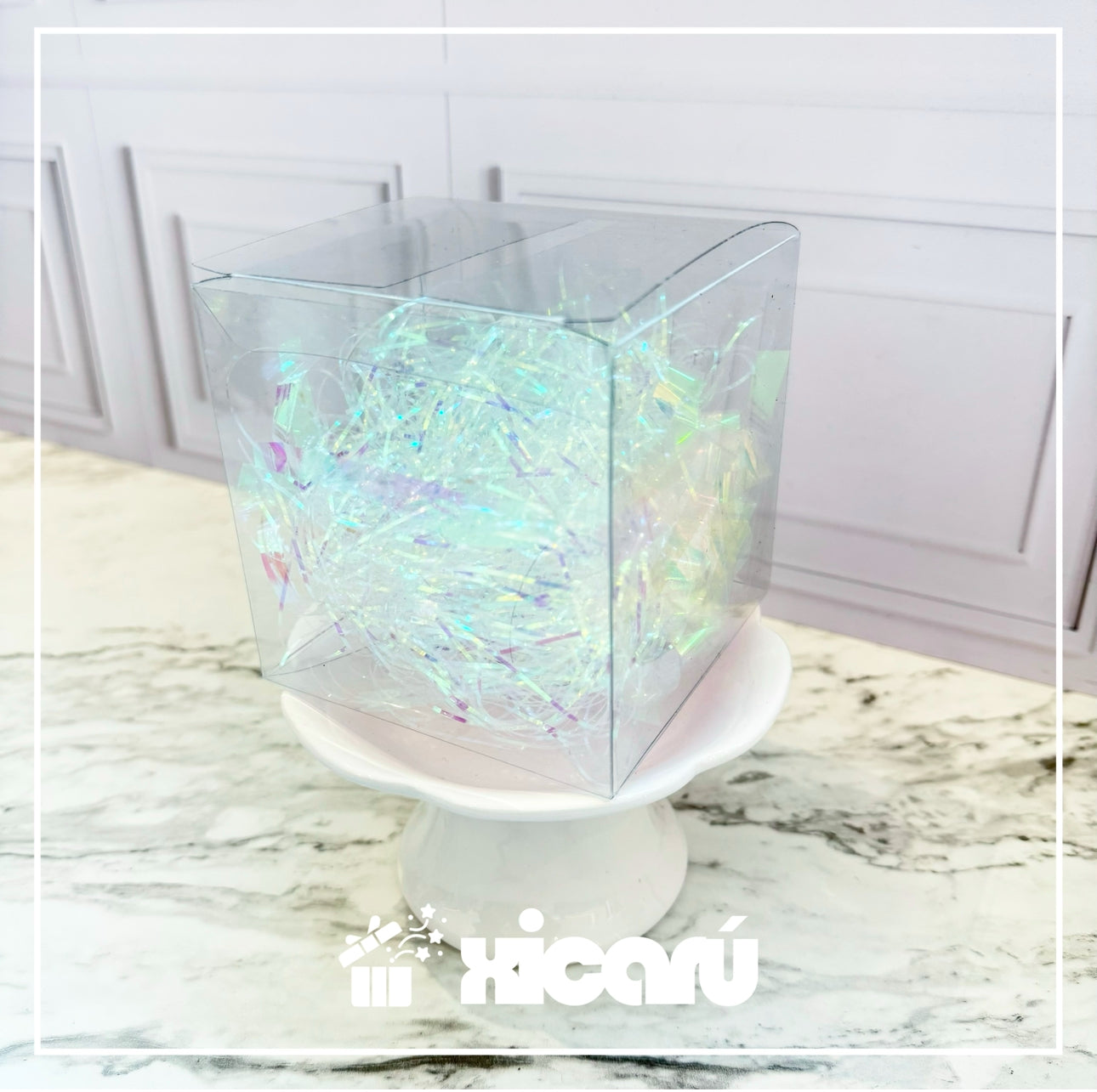 Cubo 10x10cm - acetato PVC