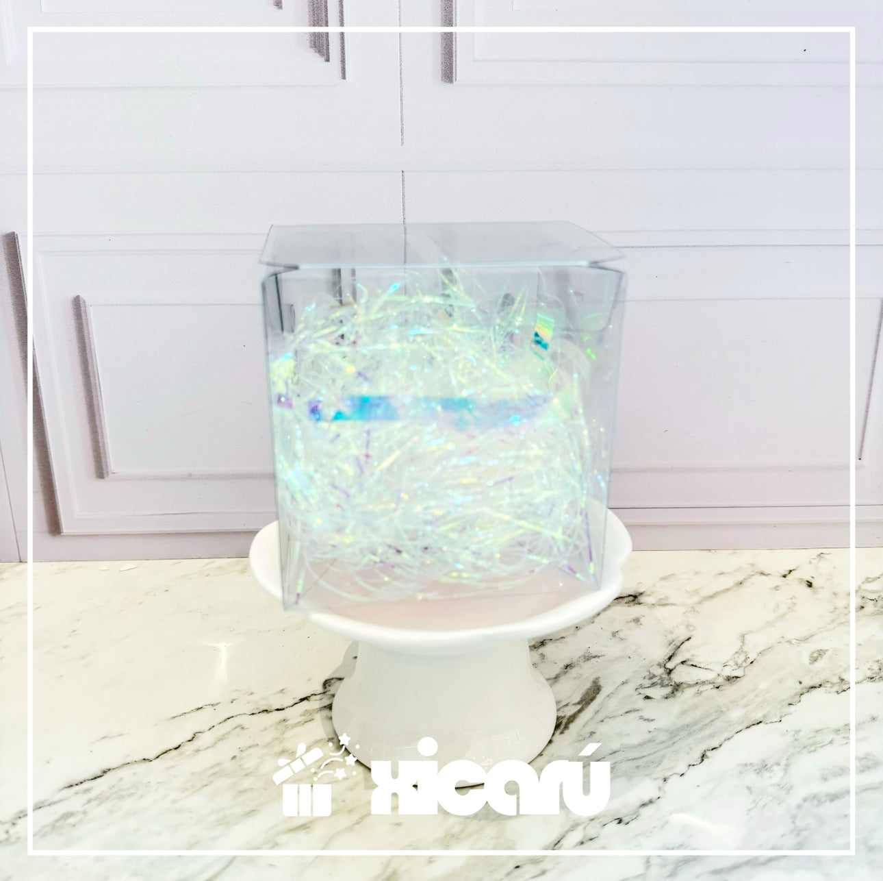 Cubo 10x10cm - acetato PVC