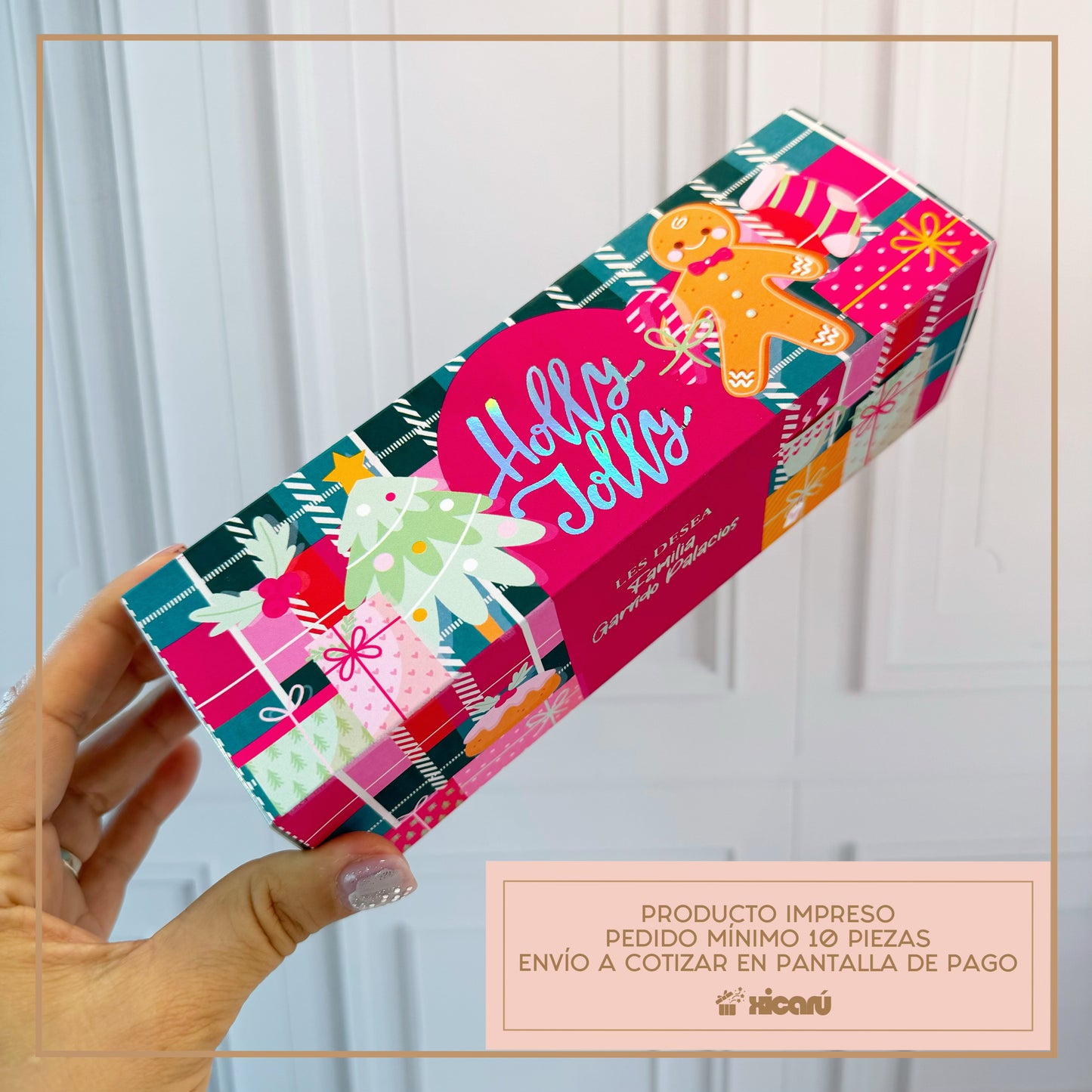 Kit de Cajas deslizables de Navidad Personalizadas