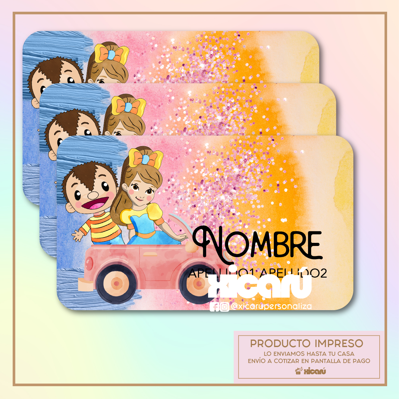 Sticker Personalizado: Bely Beto Blue