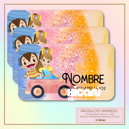 Sticker Personalizado: Bely Beto Blue