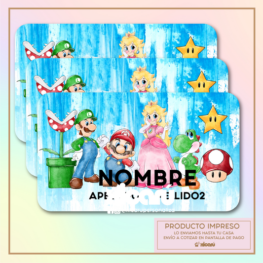 Sticker Personalizado: Mario Blue