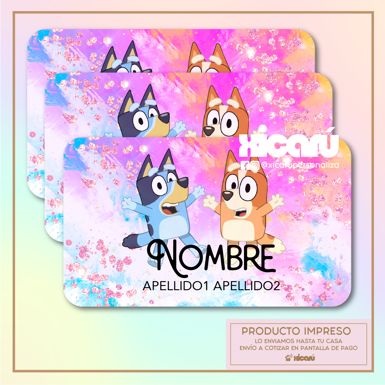 Sticker Personalizado: Bluey R