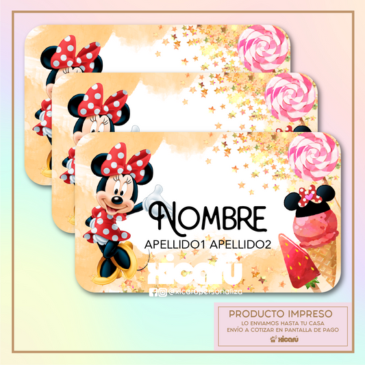 Sticker Personalizado: Minnie Red