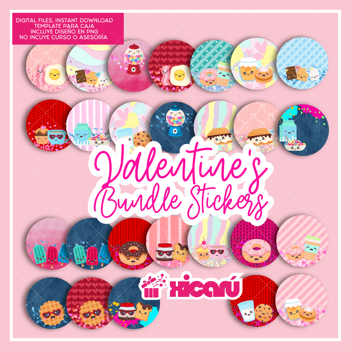 Bundle: Stickers Valentine's 2025