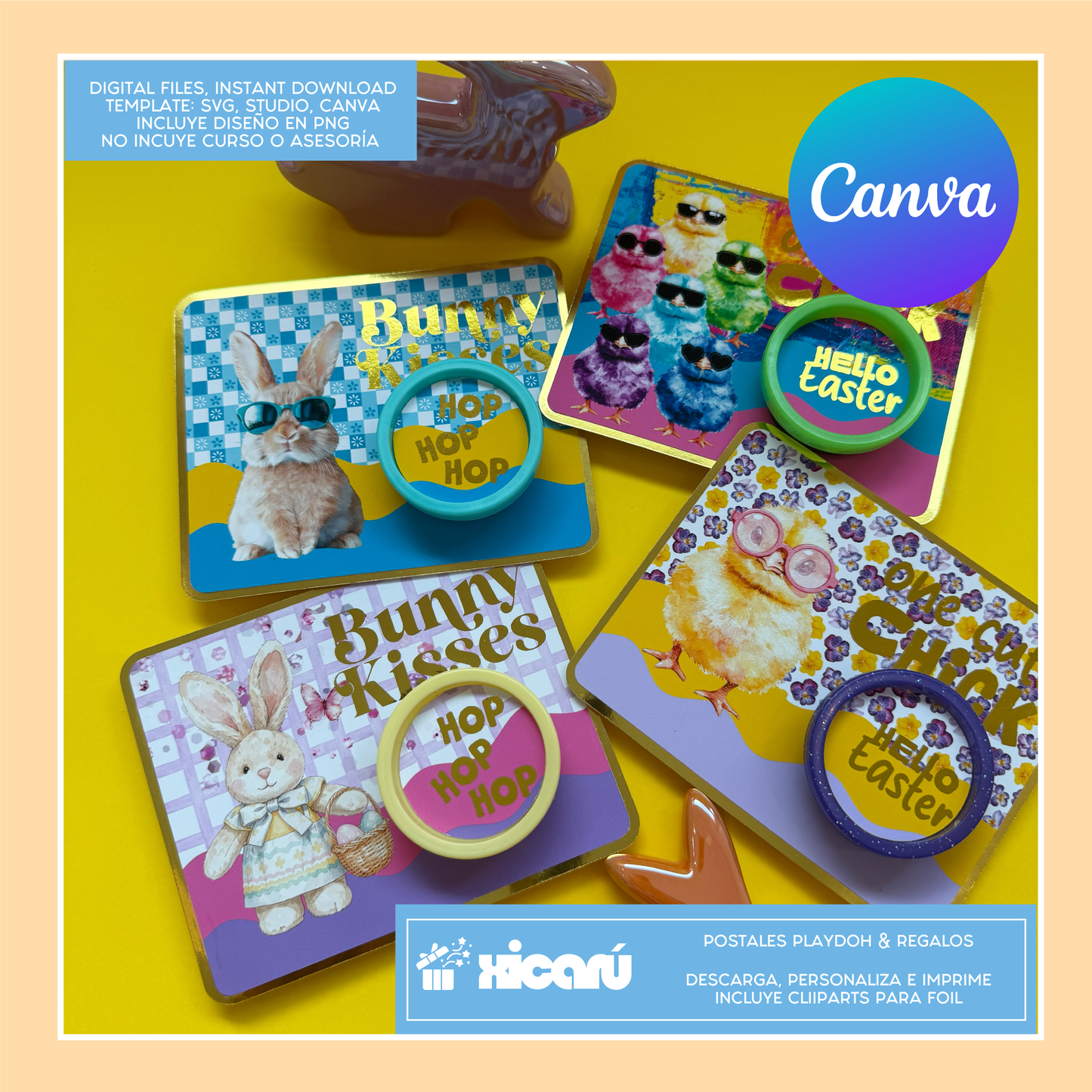 Postales: Kinder Creamy & Play Doh, Premios