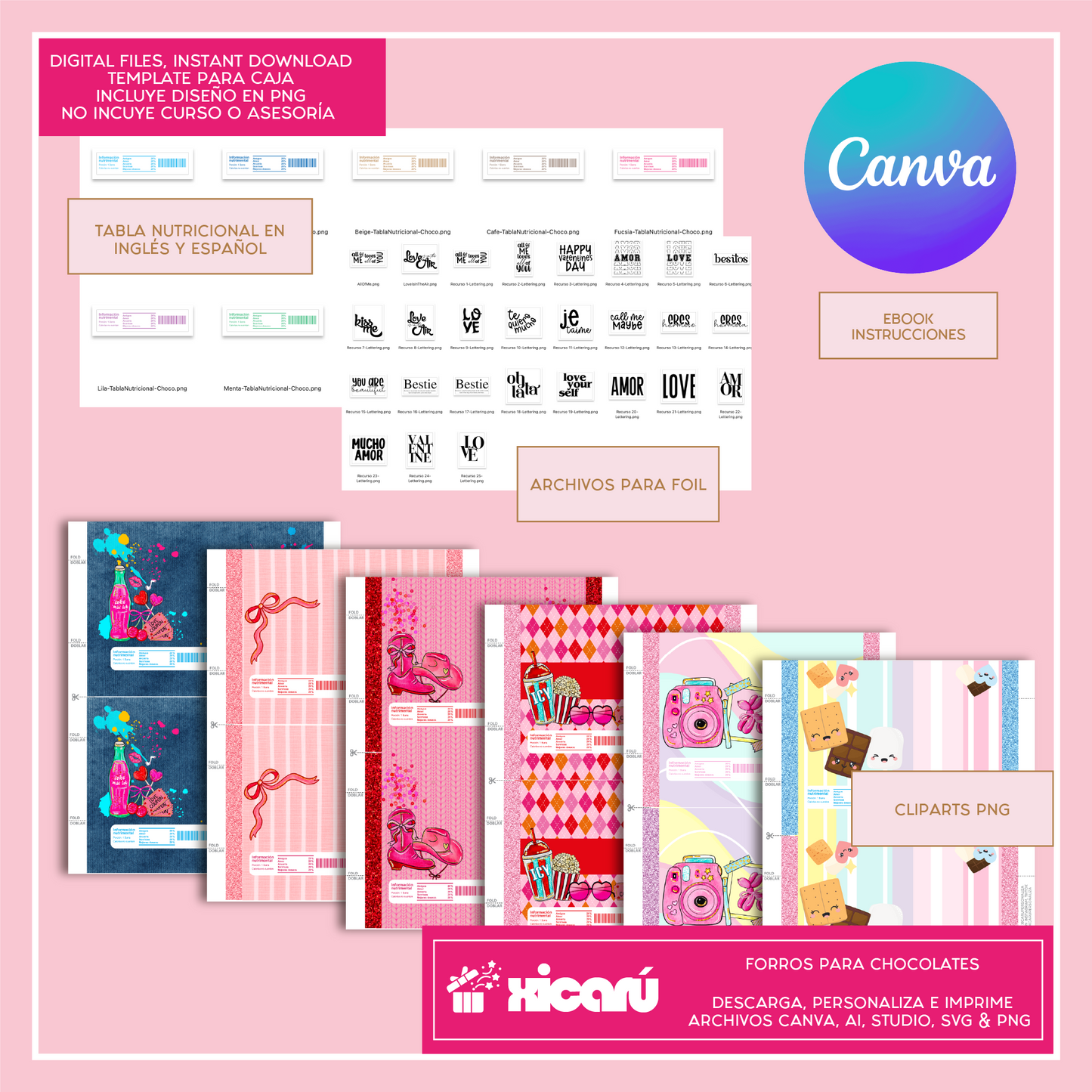 Chocolates forros: Valentine's digital 2025