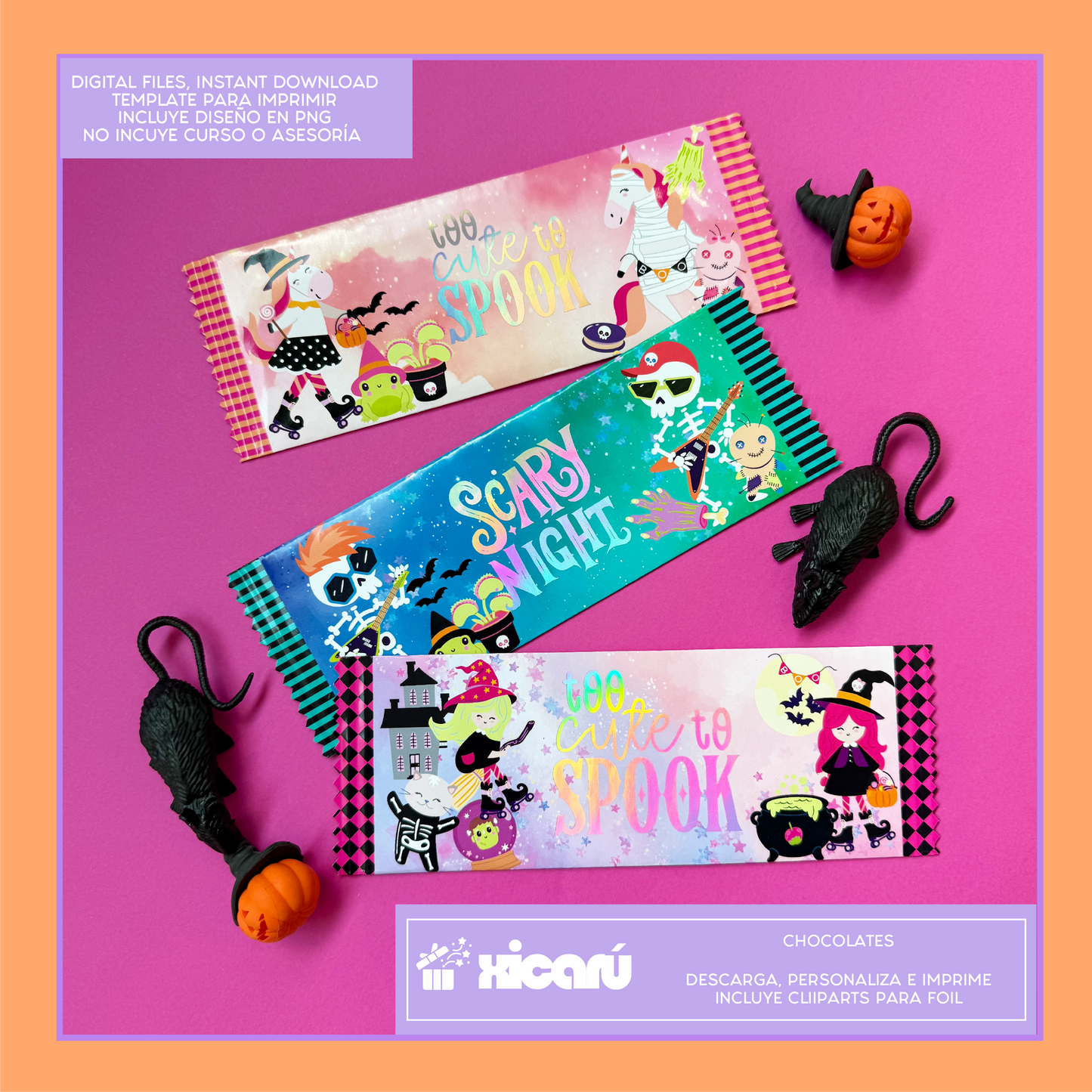Chocolates forros: Halloween 2025