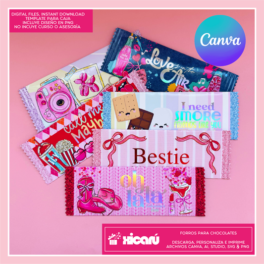 Chocolates forros: Valentine's digital 2025