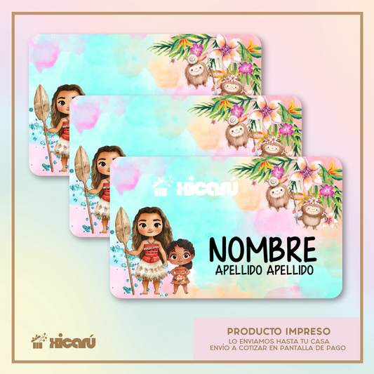 Sticker Personalizado: Moana Baby