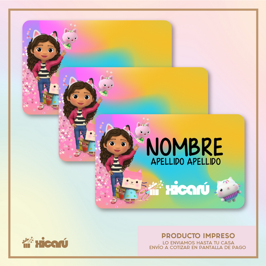 Sticker Personalizado: Gabby´s House Multicolot
