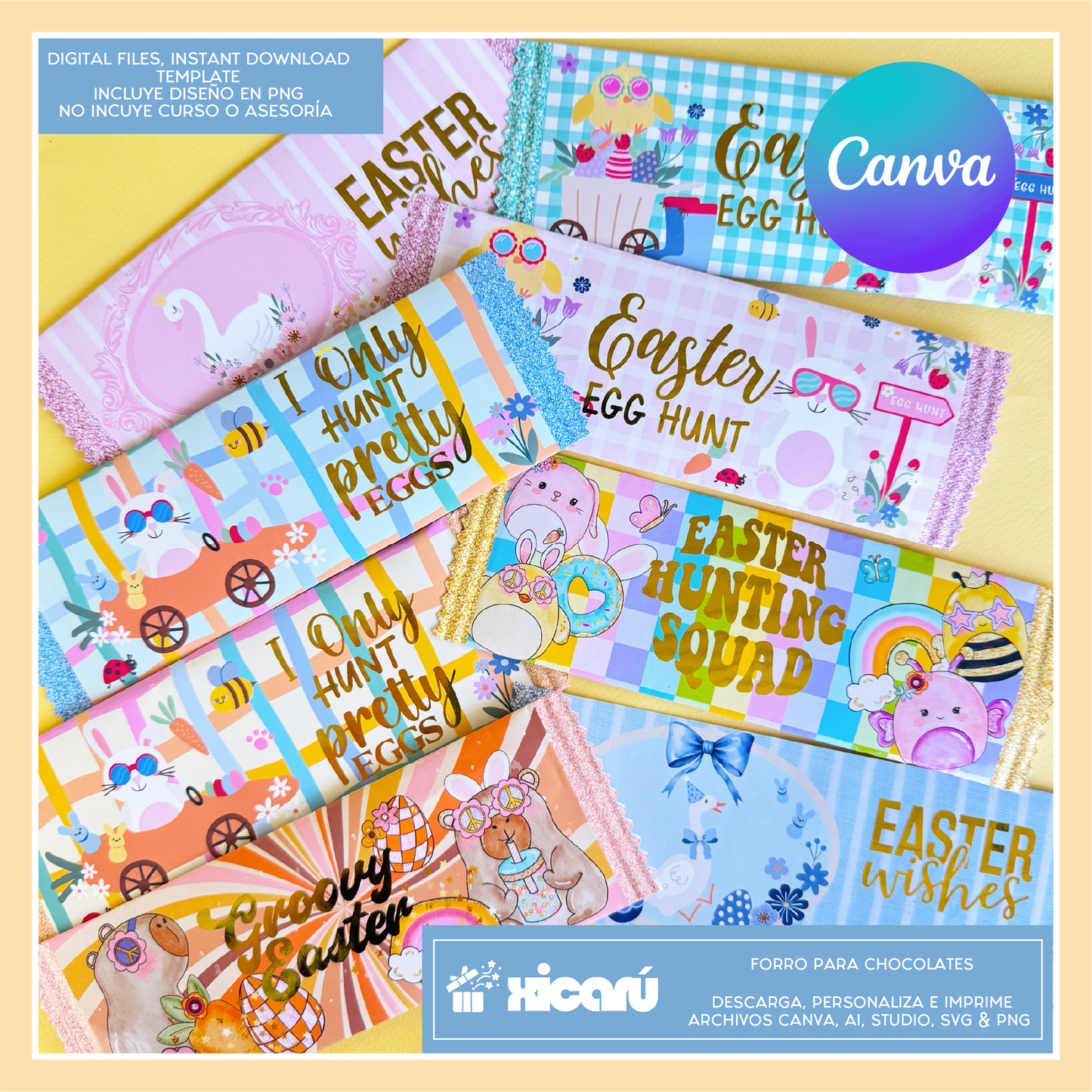 Chocolates forros: Pascua digital 2025