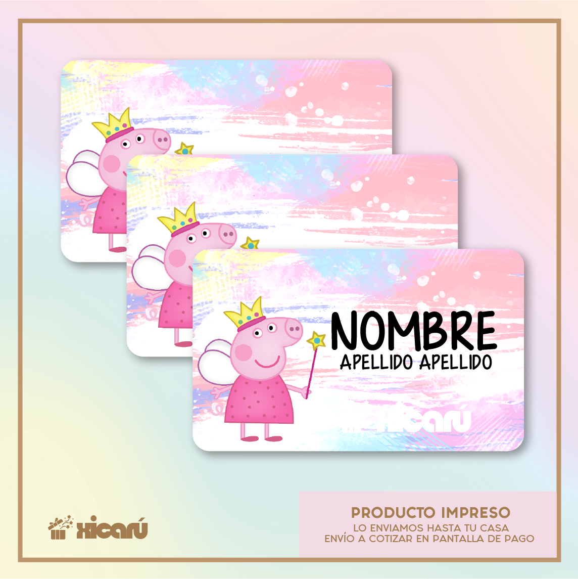 Sticker Personalizado: Peppa hada