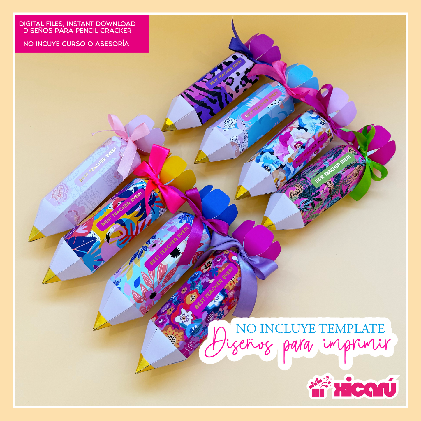 Diseños Pencil Cracker: Teacher 25