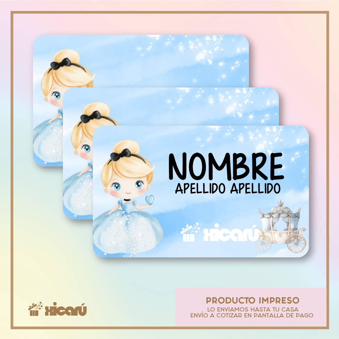Sticker Personalizado: Cinderella