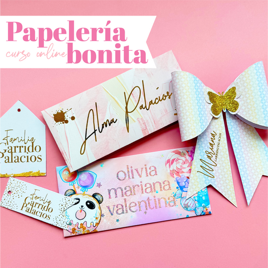 Curso de Papelería Bonita (Foil, Sobres, Tarjetas y más)