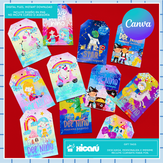 Clipart: Gift Tags Día del Niño