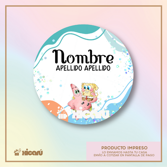 Sticker Personalizado: Bob esponja