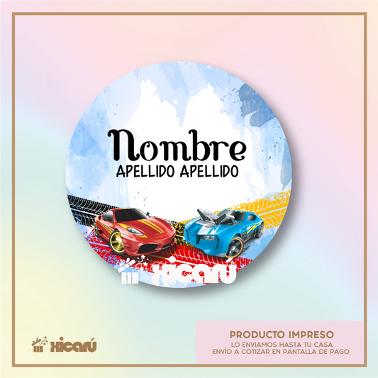 Sticker Personalizado: Hot Wheels 1