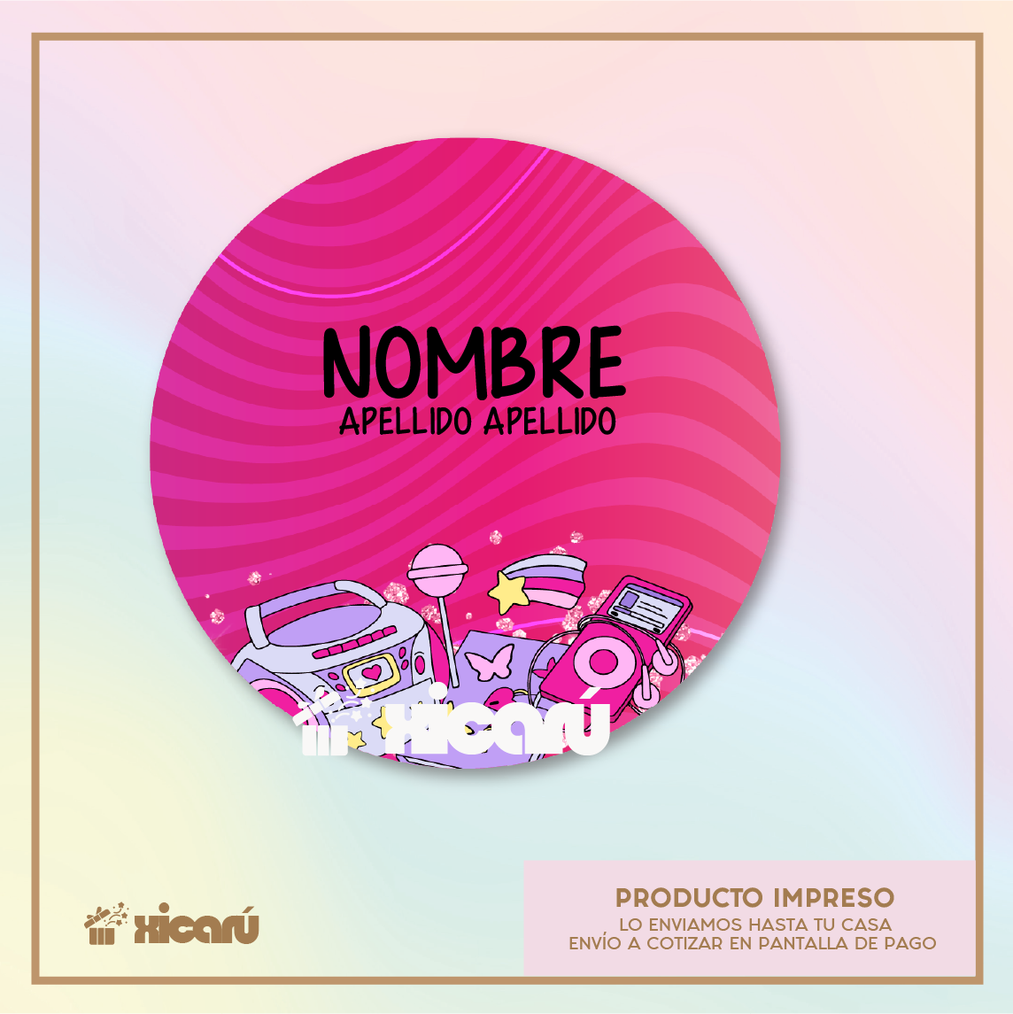 Sticker Personalizado: Retro