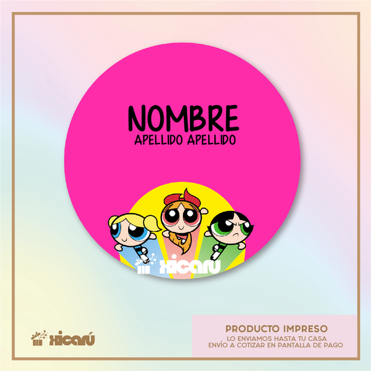 Sticker Personalizado: Chicas Superpoderosas
