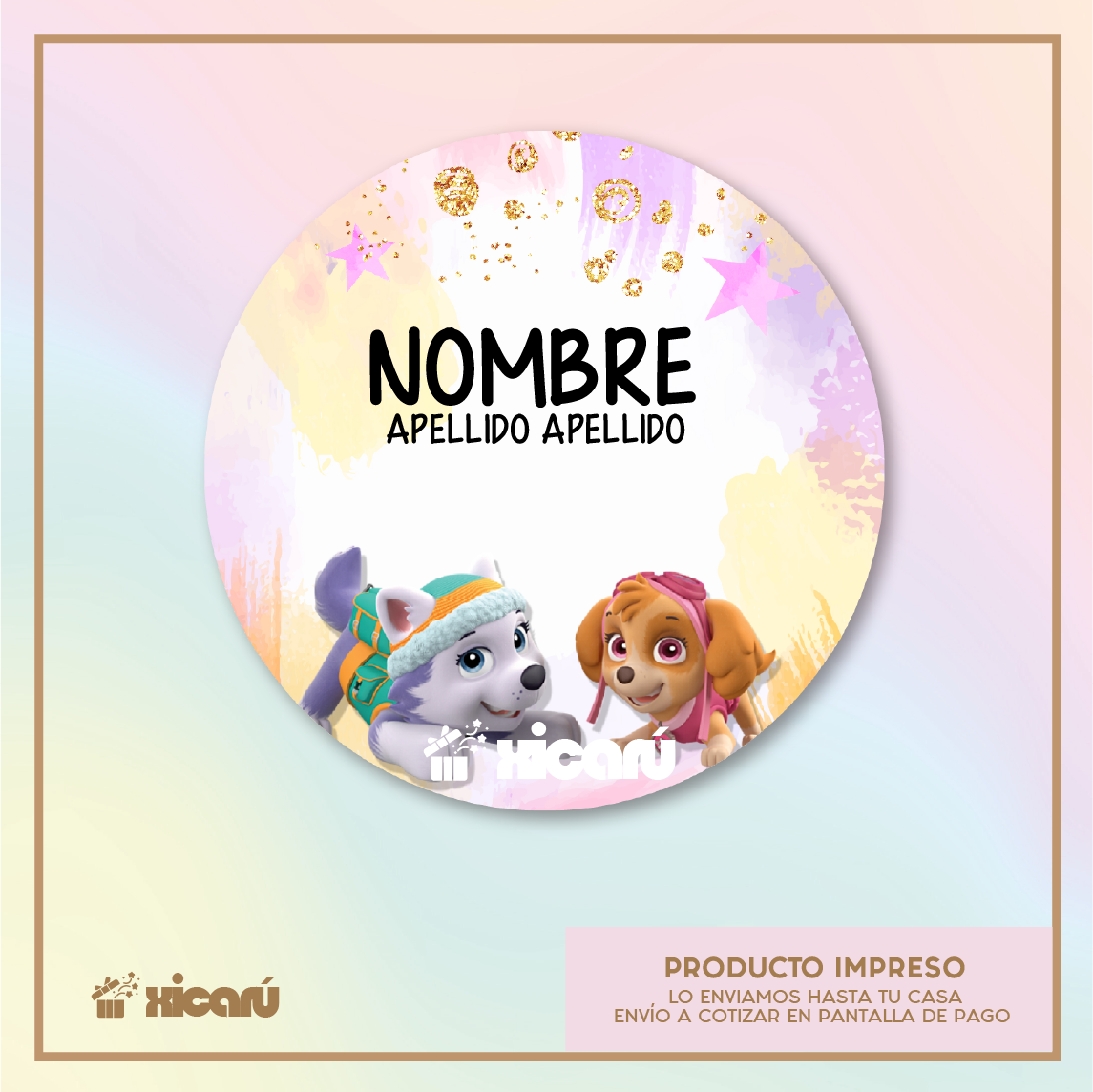 Sticker Personalizado: Paw Patrol Skye
