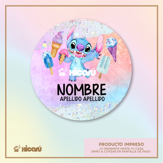 Sticker Personalizado: Stitch IceCream