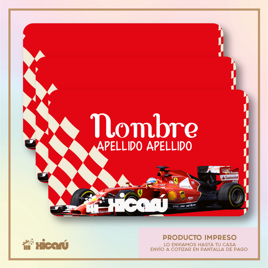 Sticker Personalizado: Formula 1