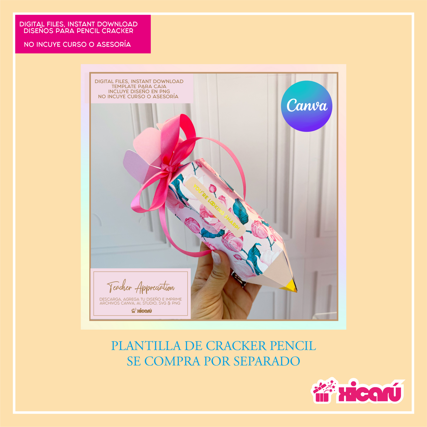 Diseños Pencil Cracker: Teacher 25