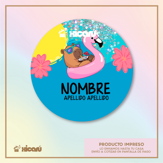 Sticker Personalizado: Capibara