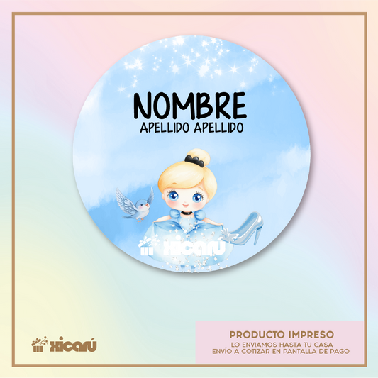 Sticker Personalizado: Cinderella
