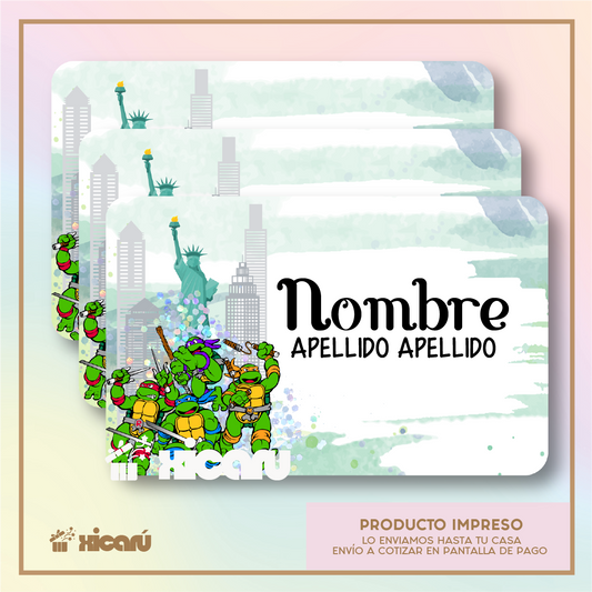 Sticker Personalizado: Tortugas Ninja