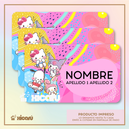 Sticker Personalizado: Kitty & Friends