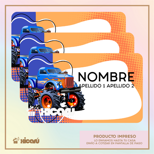 Sticker Personalizado: Monster Truck 2