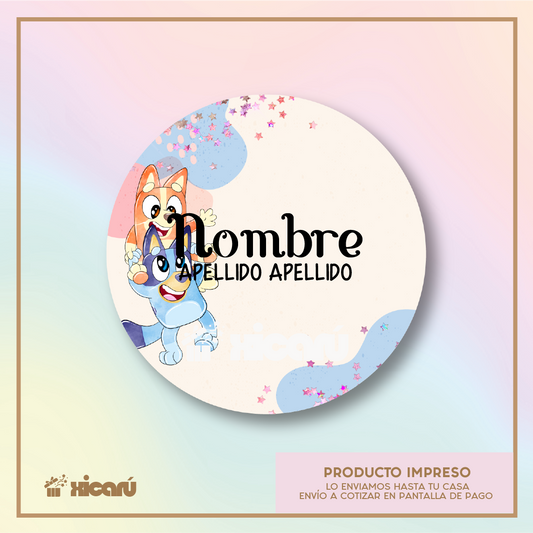 Sticker Personalizado: Bluey C