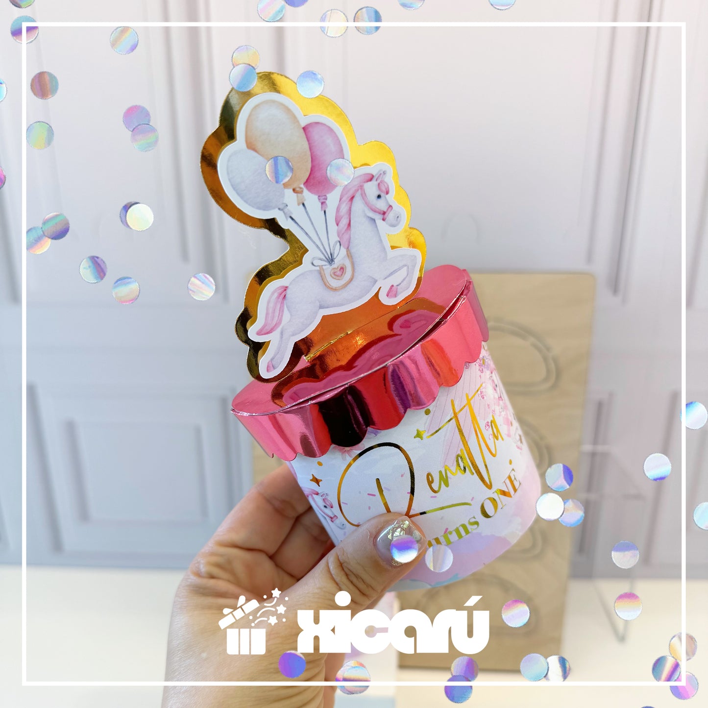 Troquel - Shaker y tapa de Nutella Go