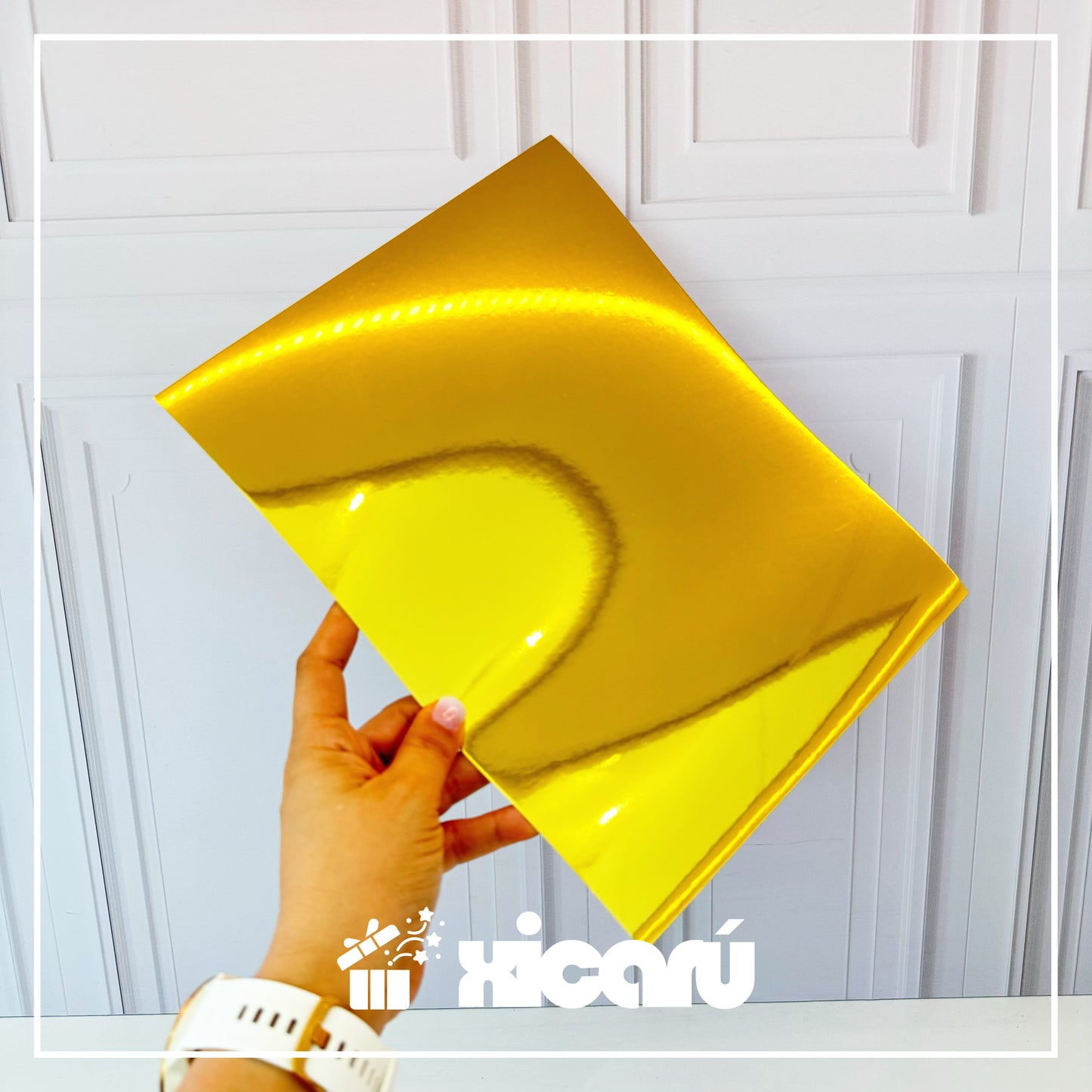 Hojas TC de cartulina metálica