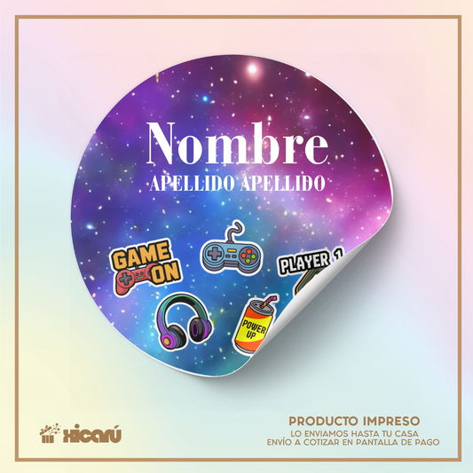 Sticker Personalizado: Gamer C