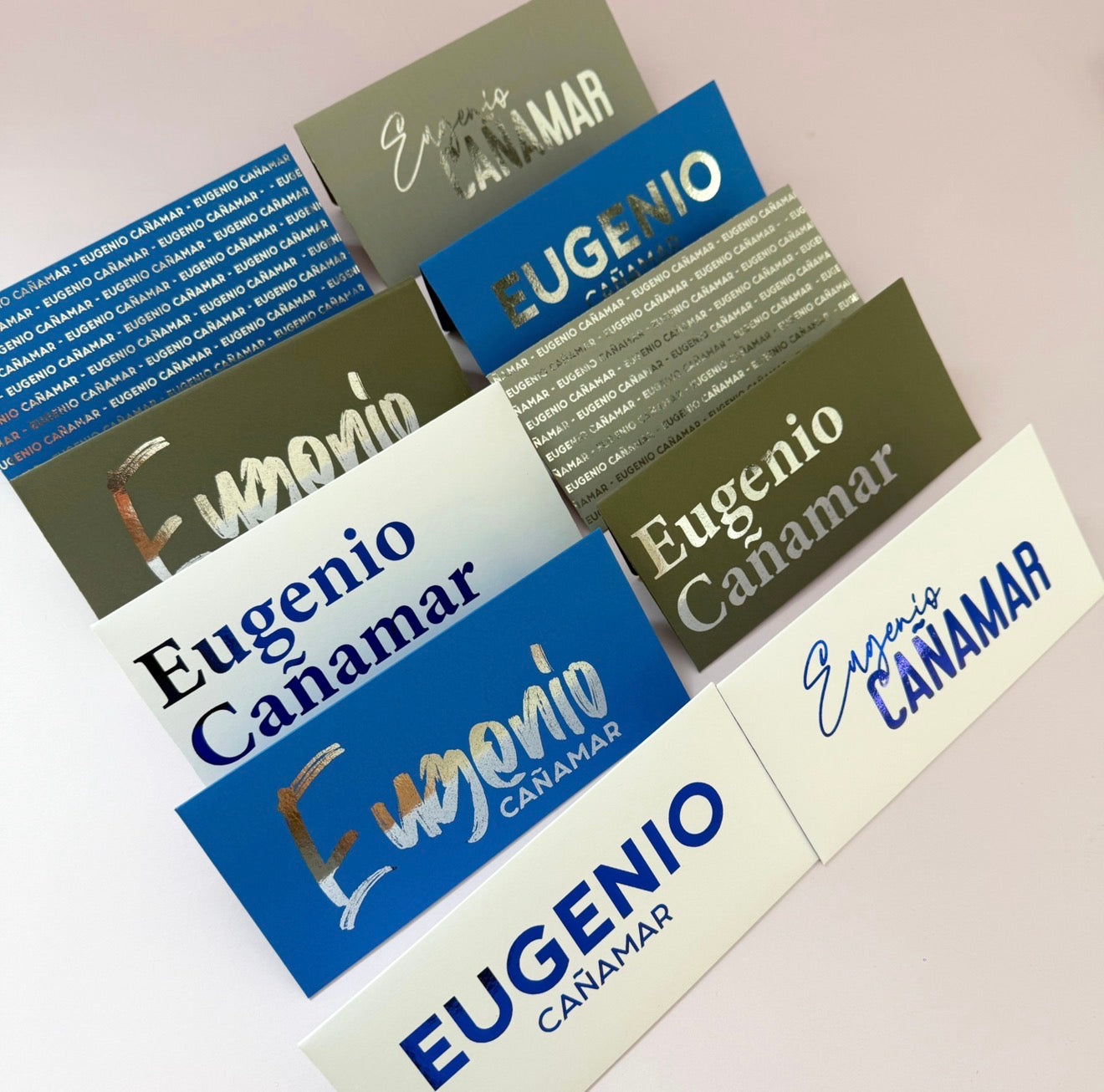 Money Holder Negro-Azul-Blanco