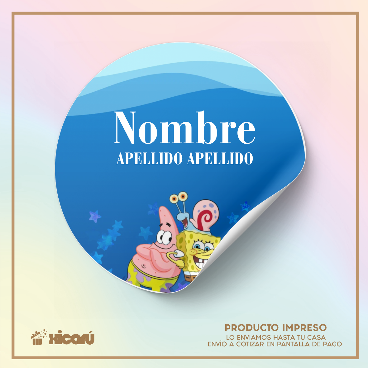Sticker Personalizado: BobEsponja C