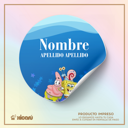 Sticker Personalizado: BobEsponja C