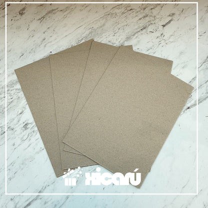 10 Hojas cartón gris 1.5mm TC